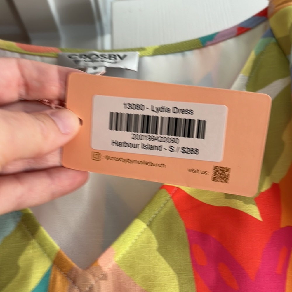 Crosby by Mollie Burch Lydia Dress Harbour Island size small. New with tags. - Picture 6 of 6